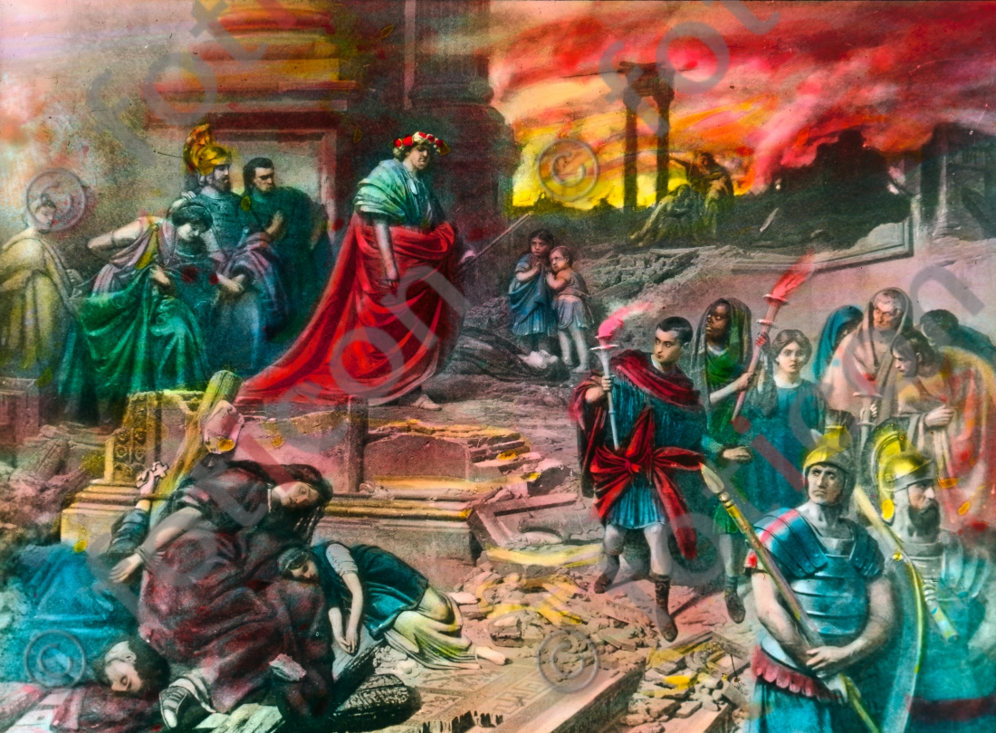 Nero beim Großen Brand Roms | Nero at the Great Fire of Rome (foticon-simon-107-045.jpg)